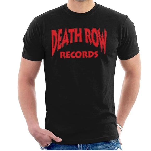 Death Row Records graphic tee shirt Black T-Shirt - Picture 1 of 5